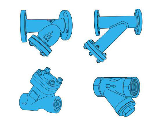 铸制法兰Y型过滤器